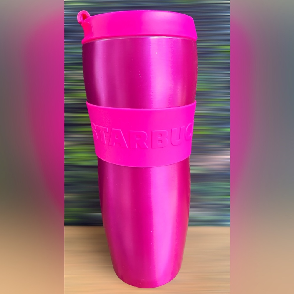 Starbucks Fuchsia Travel Mug 12oz